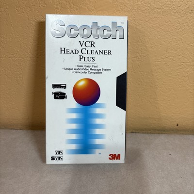 SCOTCH HEAD CLEANING - VCR and CAMCORDER HEADS - USED