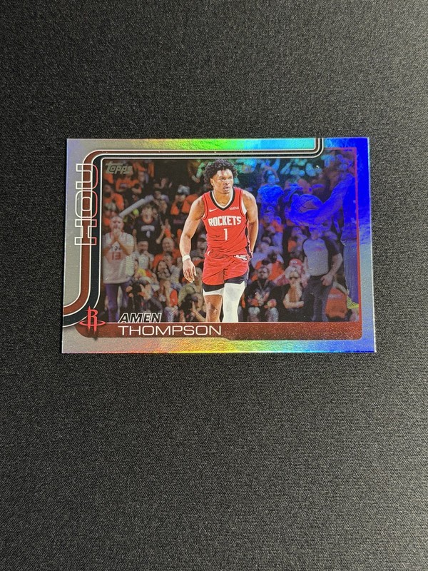 2025-26 Topps - Amen Thompson #176 Rainbow Foilboard
