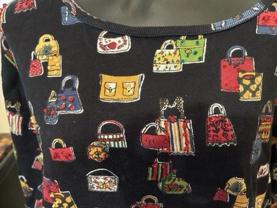 Take Two Black And Multi Colored Top Sequined Purses Size 3X