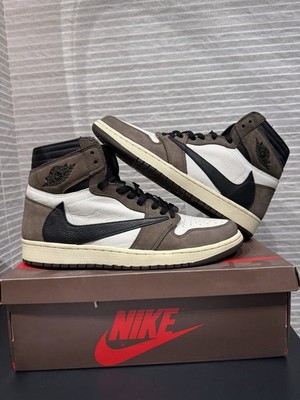 Travis Scott x Air Jordan 1 Retro High Mocha 12M 