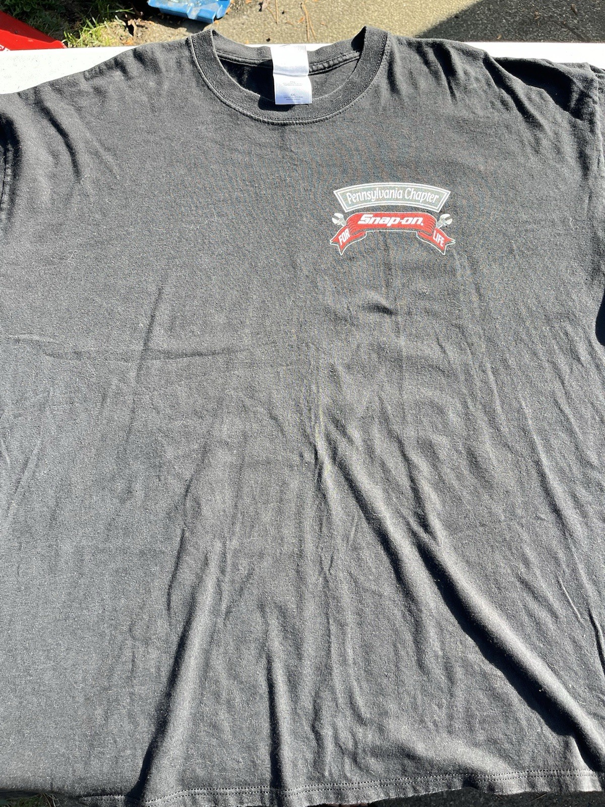 Snap On Motorcycle Pennsylvania Chapter Graphic Print T Shirt 2XL Mechanic