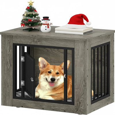 Yitahome Dog Crate Furniture For Medium Dogs Side End Table Modern Dogs Kennel