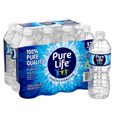 #ad Pure Life Purified Water Bottles 12 Pack Still 16.9 Fl Oz Pack of 12 $2.80
