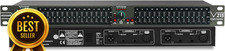 15 Band Stereo Graphic Equalizer Dual Channel DJ Audio Rack Mount EQ 1U