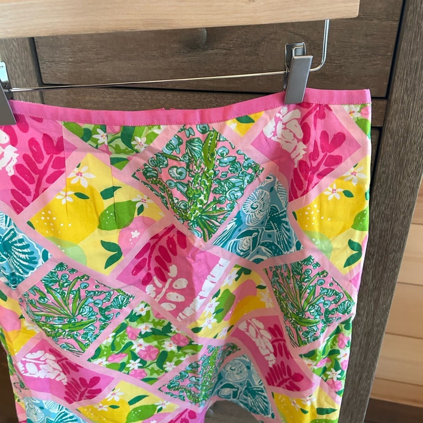 Lilly Pulitzer Patchwork Pattern Skirt - image 10