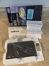 Vintage Casio SF-5580-W BOSS Illuminator Backlight 128 KB PDA w/Box  Manual
