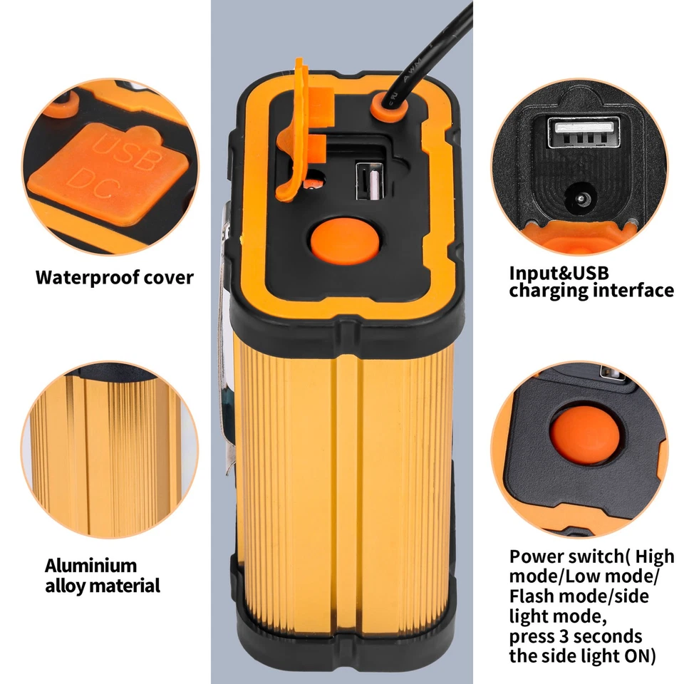 Superbright Rechargeable Headlight High Power LED Headlamp Waterproof Flashlight - Image 4 of 4