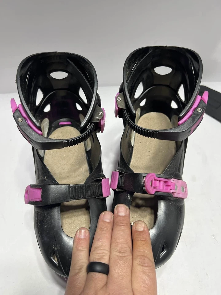 Kryptonics Vicious Youth Adjustable Inline Skates Black Pink - Image 2 of 4