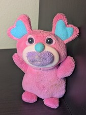 Sing a Ma Jigs Valentines Plush Pink Hearts Holiday Tested Works - See Video