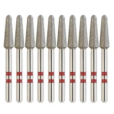 Dental Zirconia Diamond Burs FG Round End Taper Z856/025F Fine Friction Grip