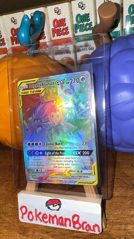 Solgaleo & Lunala GX (Secret) 254/236 - SM Cosmic Eclipse - Pokemon TCG - MP - Image 3 of 4