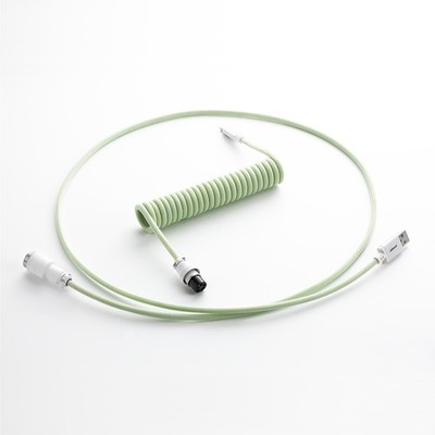 CableMod Pro Coiled Keyboard Cable USB-C zu USB Typ A, Lime Sorbet - 150cm