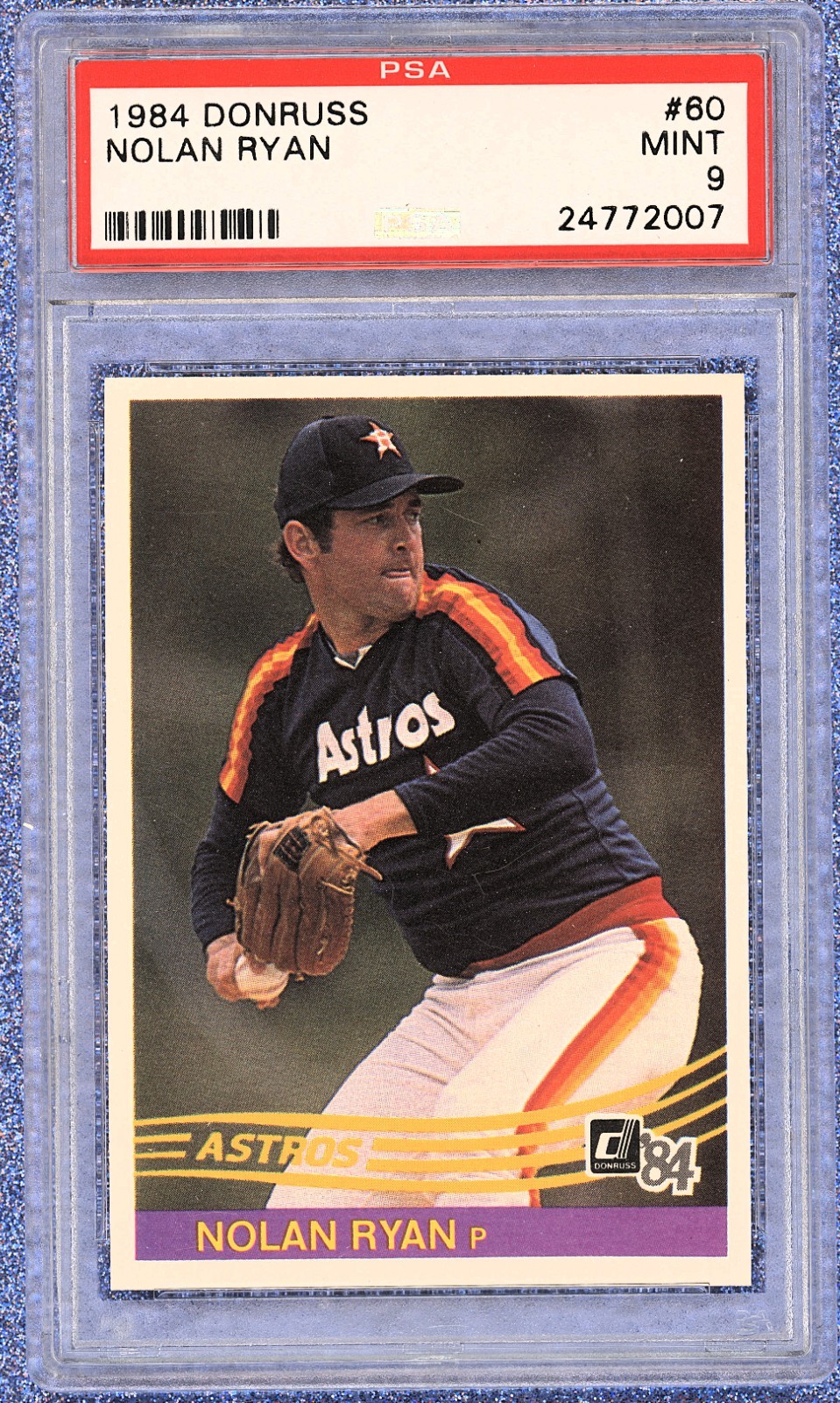 1984 DONRUSS #60 NOLAN RYAN ASTROS HOF PSA 9