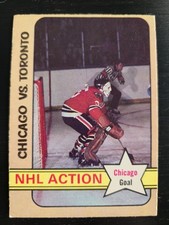 1972-73 O-PEE-CHEE OPC NHL Hockey #196 Tony Esposito Chicago Blackhawks IA