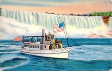 Maid of the Mist Boat at Niagara Falls, c1910