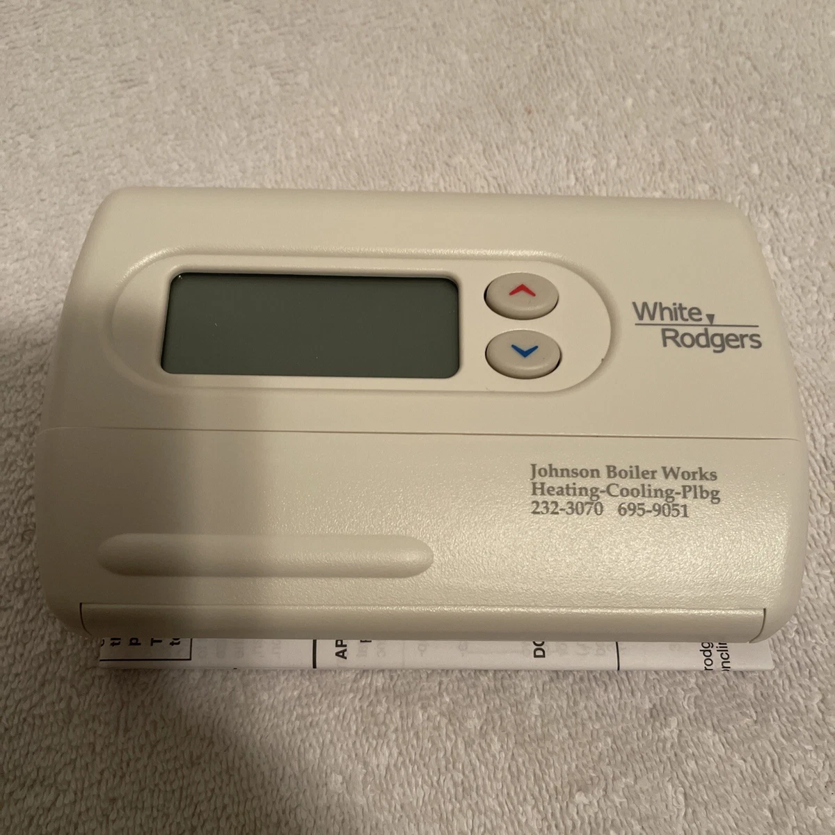 1F86-344 White Rodgers Wall Thermostat Heat Cool Non Programmable Single  Stage 786710520266 | eBay