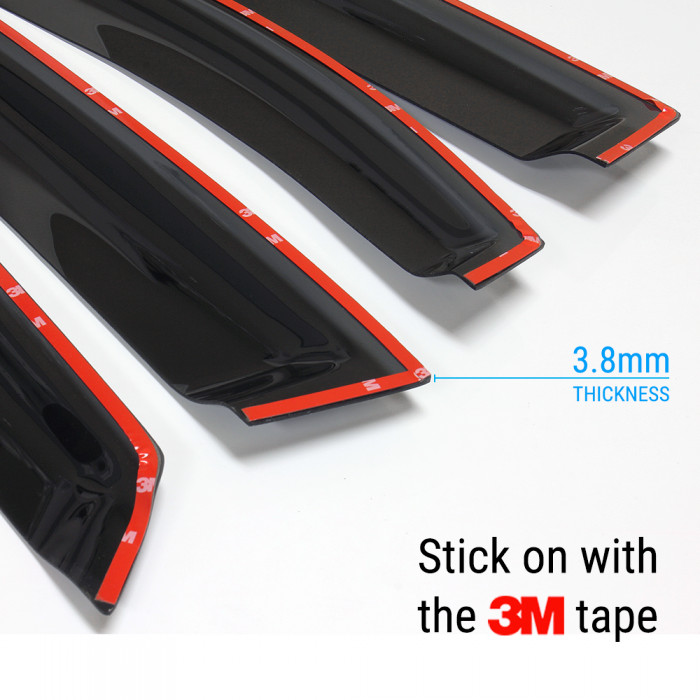 For Hyundai Elantra 2017-2020 Window Vent Visor Rain Guard Deflector