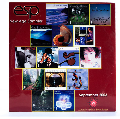 ESP New Age Sampler 2003 CD ESP Entertainment YOGA MEDITATION HEALING