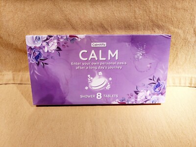 CALM by CalmNFiz 8 Shower Tablets NEW In Box