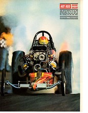 1970 TOP FUEL DRAG RACING / BILL TIDWELL ~ ORIGINAL MAGAZINE PHOTO / PICTURE