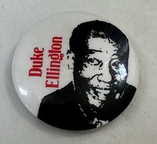 DUKE ELLINGTON VINTAGE JAZZ BUTTON PIN BADGE 1”