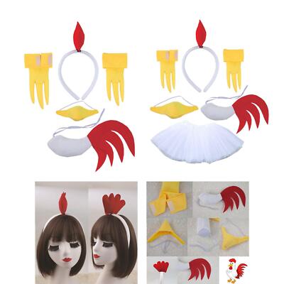 Ostern Hühner Kostüme, Huhn 3D Tierkostüm, süßes Tier Verkleiden Bauernhof