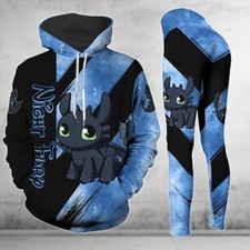 Hollow Hoodie 3D or Legging for Fan /Toothless-For Women
