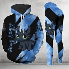 Hollow Hoodie 3D or Legging for Fan /Toothless-For Women