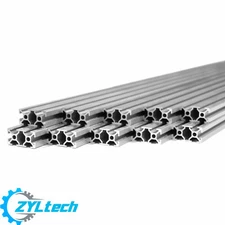2040 T-slot 20mm 40mm Zyltech  Aluminum Extrusion 1m X10 10 Pcs 10m