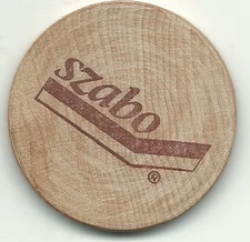 HIGH GRADE SZABO WOODEN NICKEL-JAN106