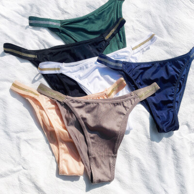 5 Packs Lot Sexy Womens G string Bikini panties Thongs Underwear Brief Lingeries