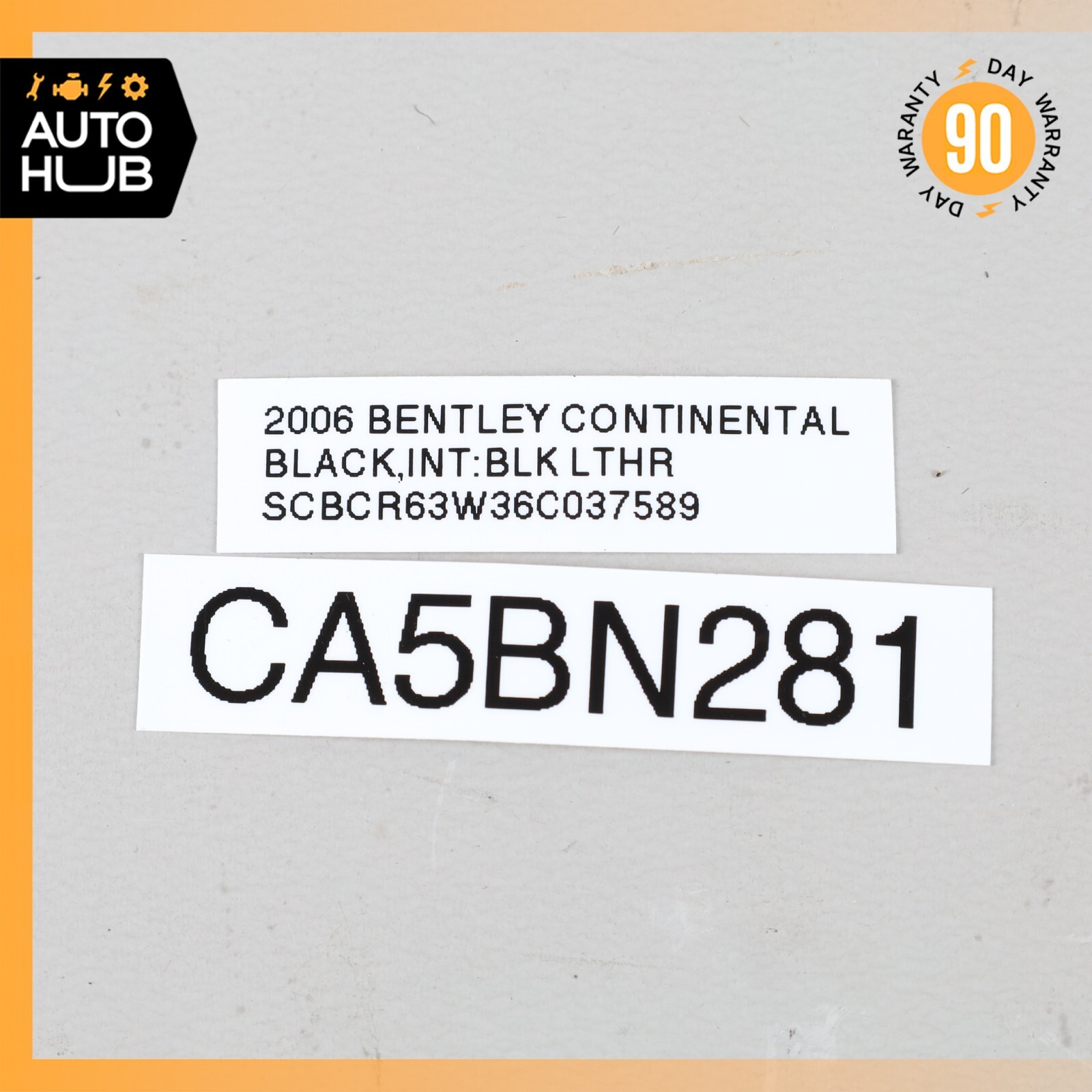 03-18 Bentley Continental GT GTC Left Side Sun Visor Shade Sunvisor OEM