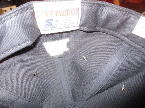 NWT 1990's MICHIGAN WOLVERINES 3x Logo The Natural 7 1/8 Hat Starter Dead Stock - Picture 6 of 6
