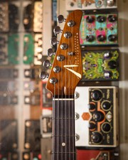 New Tom Anderson Drop Top Trans Dark Olive W/binding Black Limba Electric Guitar