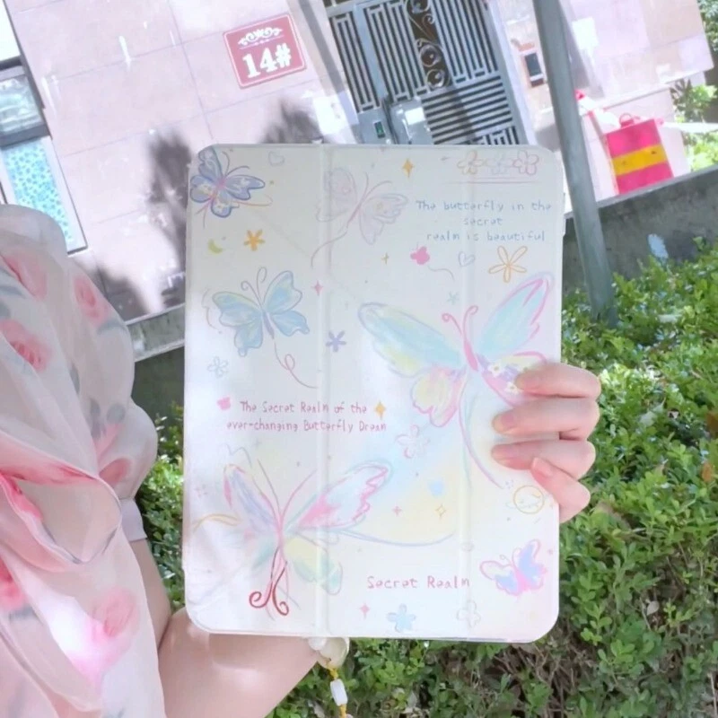 Case for IPad 5 6 7 8 9 10th Generation Air 3 4 Pro11 Butterfly Colourful Bumper - Image 3 of 4