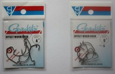 Gamakatsu offset worm fishing hooks Uk Seller fast delivery