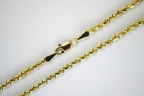 Authentic 18k Solid Yellow Gold Rope 