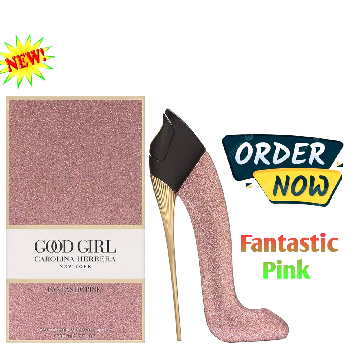 Carolina Herrera, Good Girl Fantastic Pink, woda perfumowana, 80