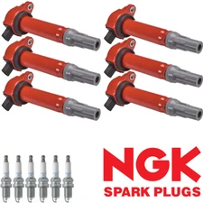 Energy Ignition Coil & NGK Platinum Spark Plug For 06-11 Dodge Chrysler UF502