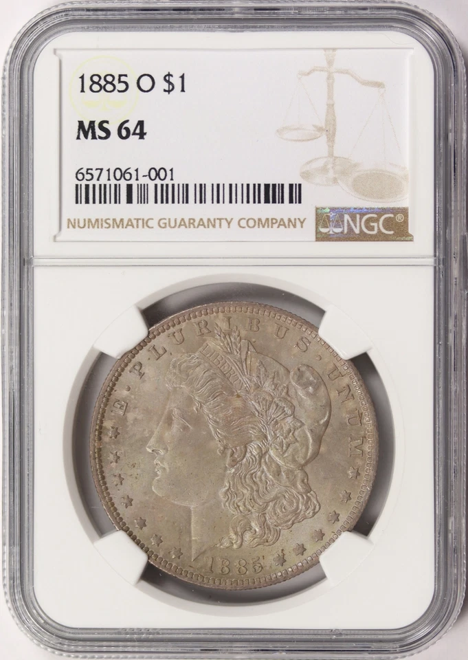 1885-O $1 Morgan Dollar NGC MS64