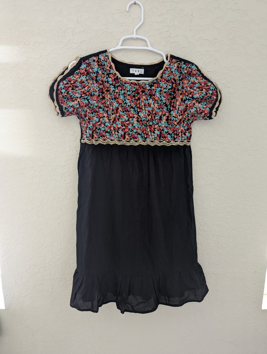THML Anthropologie Embroidered Dress Size XS
