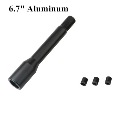 Car Gear Knob Extender Extension Lever Black Gear Manual Shifter Rod 17CM/6.7In
