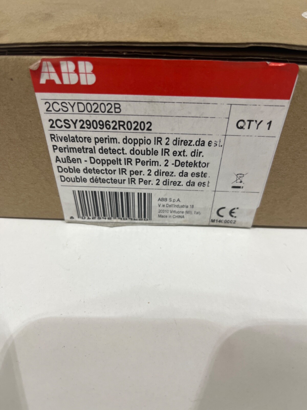 ABB 2CSYD0202B double detector IR 2CSY290962R0202