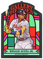 2022 Topps Gallery Ronald Acuna Jr Gallery of Heroes #GOH-2 - Case Hit SSP