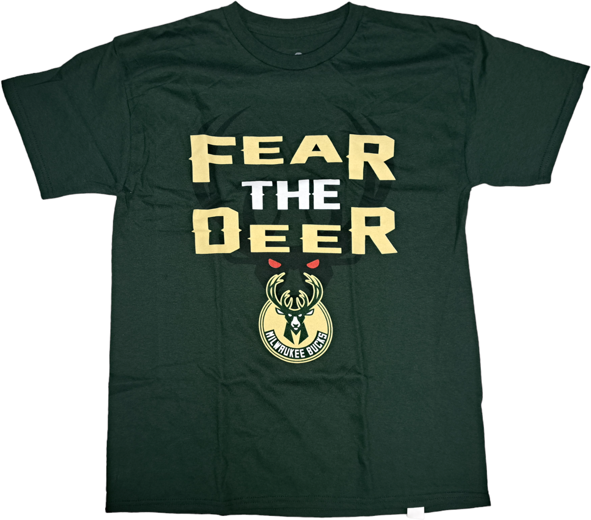 Milwaukee Bucks Fear The Deer NBA Youth Kids Boys Shirt