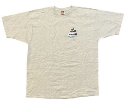 Vintage 2002 Salt Lake City Winter Olympics Olympian Signed T-Shirt Adult 2XL