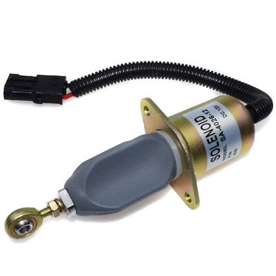 New Fuel Shut Off Solenoid for Ford 5.9L 8.3L Cummins Diesel 2-1/2 bolt spacing