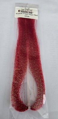 Hareline Krystal Flash  ''  Pearl Red  '' # KF24