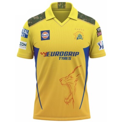 CHENNAI SUPER KINGS Match Trikot CSK Herren Player Edition Shirt Tata IPL 2024