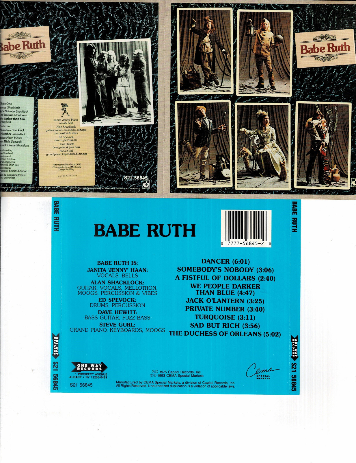 BABE RUTH - BABE RUTH (CD 1993) **9 TRACKS** 77775684520| eBay